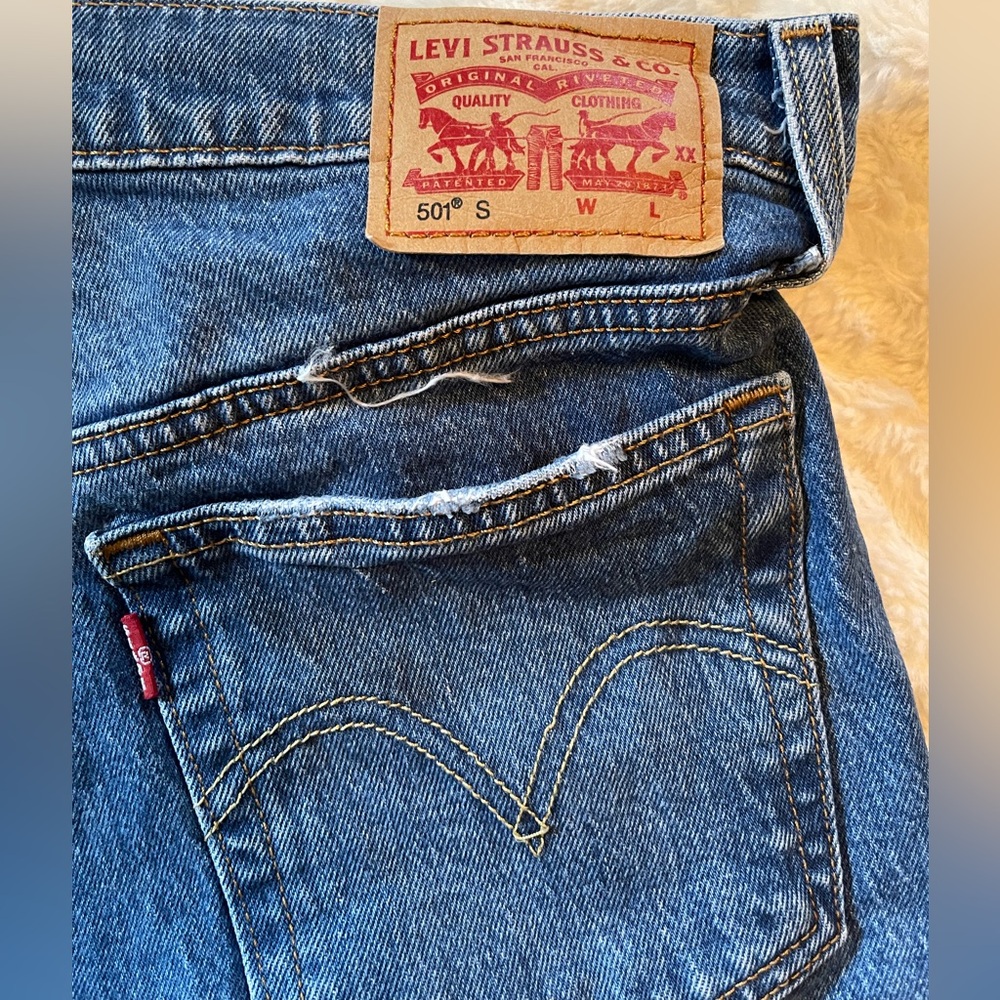 Levi’s 501 S skinny Bermuda shorts